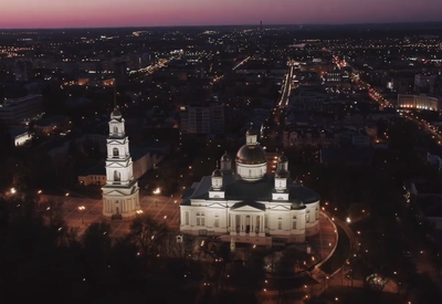 Архитектурная подсветка Спасского кафедрального собора г. Пенза