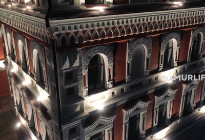 Архитектурная подсветка здания БГП