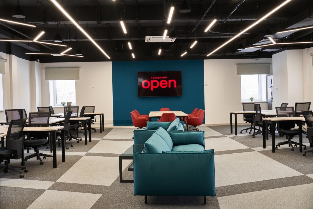Освещение коворкинга OPEN