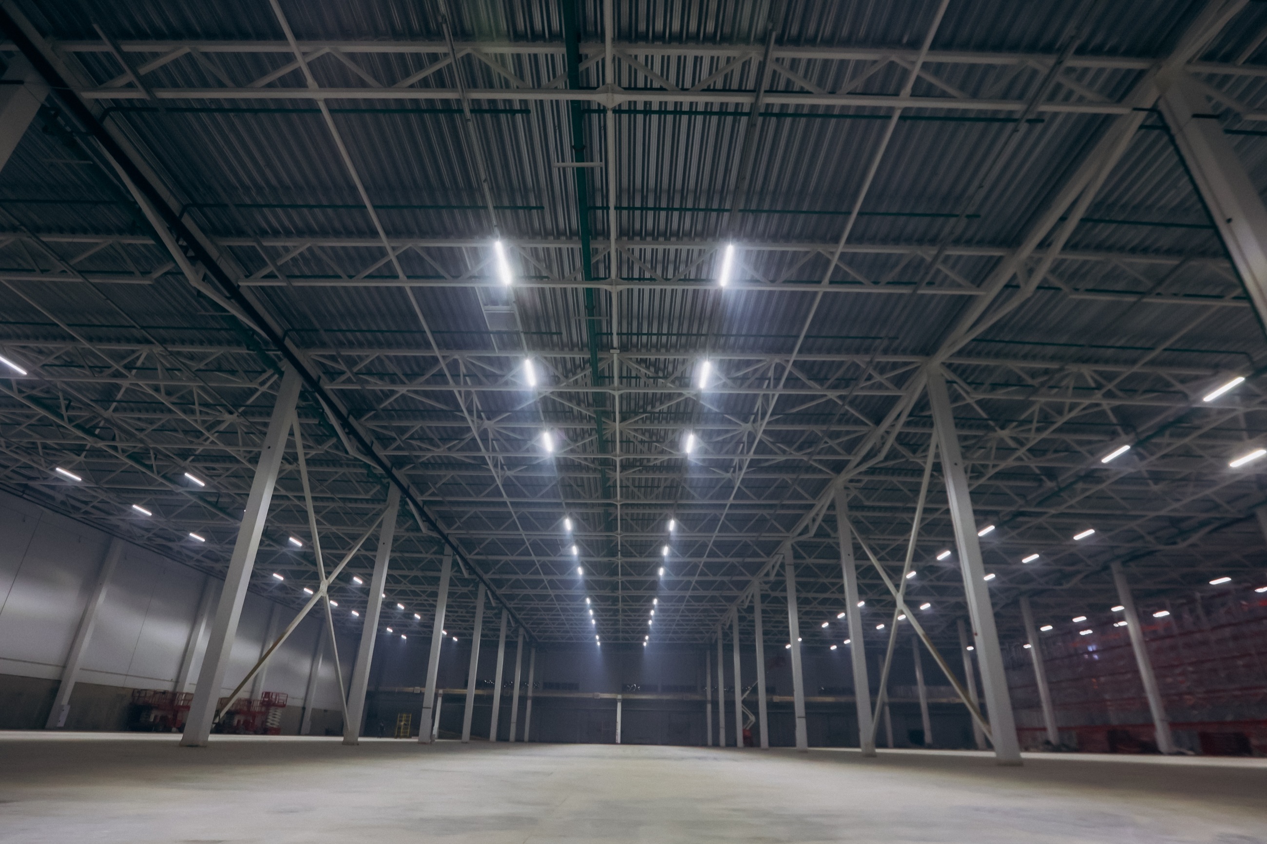 Освещение склада ООО «Проф-Пресс»